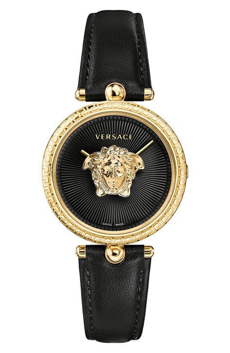 versace palazzo empire leather strap watch|Versace Palazzo Empire Watch, 39mm .